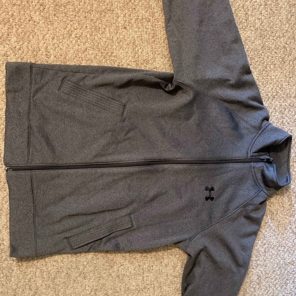 Men’s Under Armour zip up fleece jacket